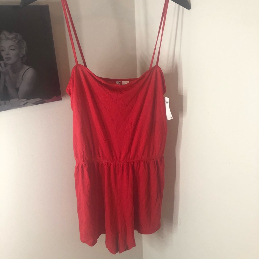 Red romper